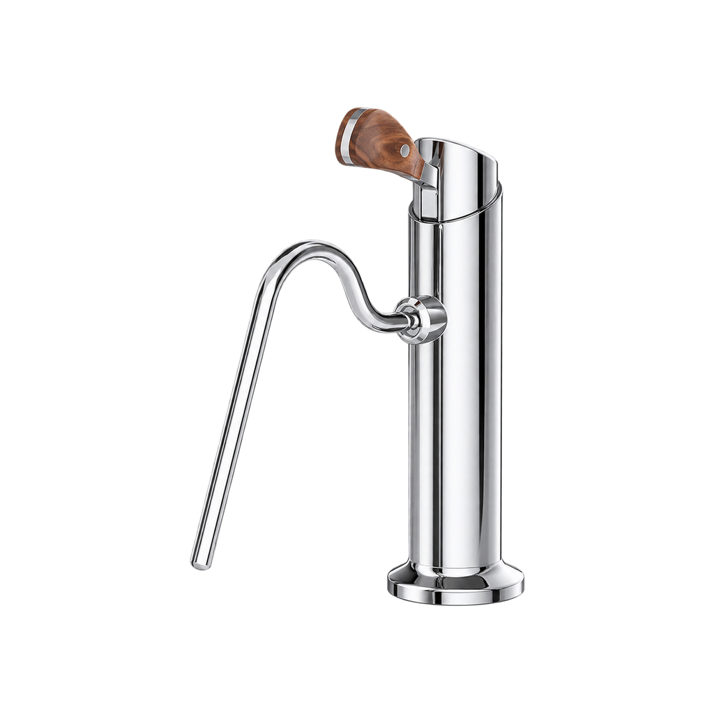 Modbar Steam Extra Tap — Chrome Steam Tap; consistent elevated view, square transparent image