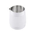 Normcore Handleless Milk Pitcher 450ml — Round Spout / White; consistent elevated view, square transparent image