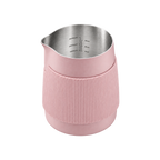 Normcore Handleless Milk Pitcher 450ml — Round Spout / Pink; consistent elevated view, square transparent image