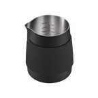 Normcore Handleless Milk Pitcher 450ml — Sharp Spout / Black; consistent elevated view, square transparent image