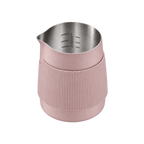 Normcore Handleless Milk Pitcher 450ml — Sharp Spout / Pink; consistent elevated view, square transparent image