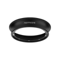 Normcore Magnetic Dosing Funnel V2 — Short / 51mm / Black, Short / 54mm / Black, Short / 58mm / Black; consistent elevated view, square transparent image