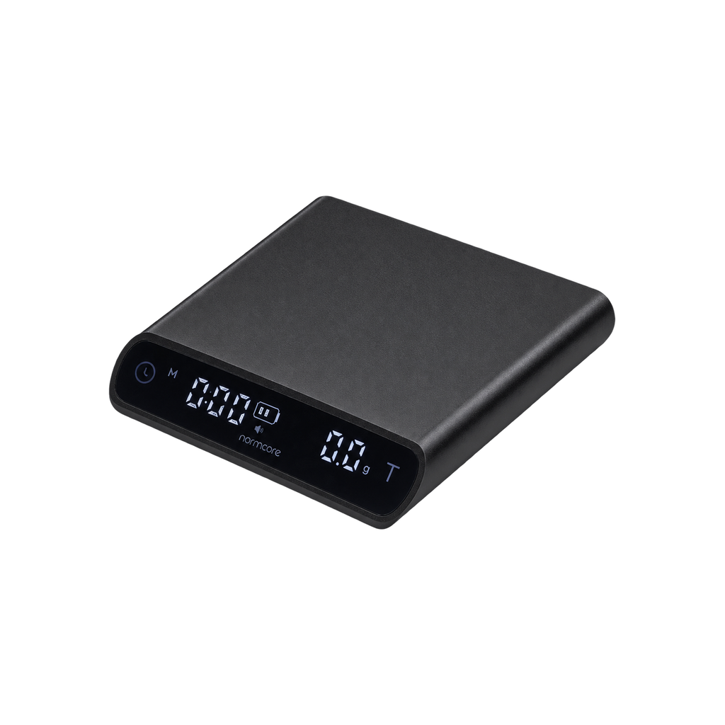 Normcore Pocket Coffee Scale V3 — ; consistent elevated view, square transparent image