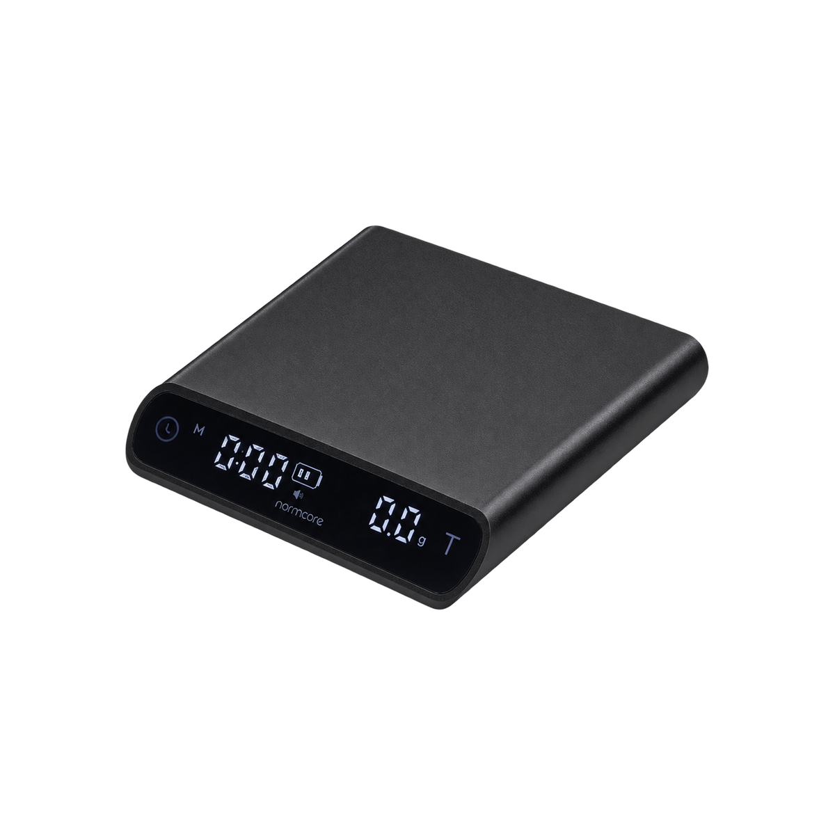 Normcore Pocket Coffee Scale V3 — ; consistent elevated view, square transparent image