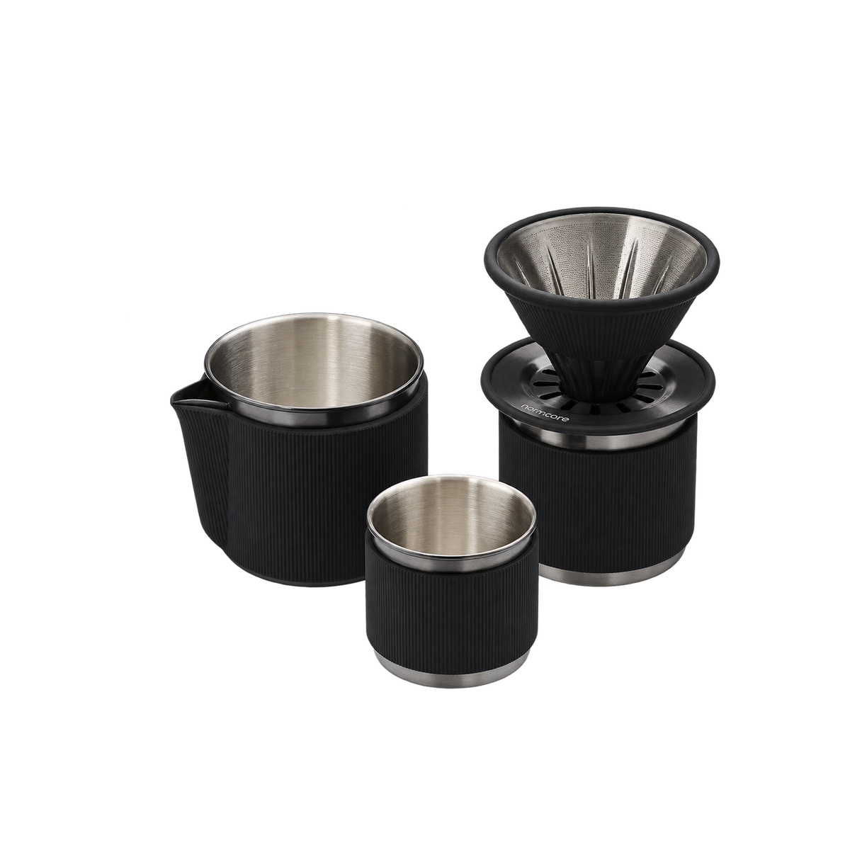 Normcore Portable Travel Pour Over Coffee Maker — Default Title; consistent elevated view, square transparent image