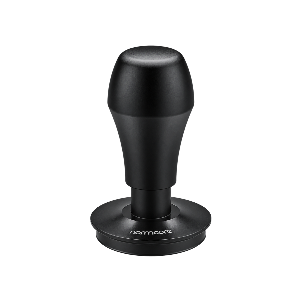 Normcore Spring-loaded Tamper V4 — Titanium PVD / 51mm / Flat Base, Titanium PVD / 51mm / Ripple Base, Titanium PVD / 53.3mm / Flat Base, Titanium PVD / 53.3mm / Ripple Base, Titanium PVD / 58.5mm / Flat Base, Titanium PVD / 58.5mm / Ripple Base, Titanium PVD / 45.5mm / Flat Base, Titanium PVD / 45.5mm / Ripple Base; consistent elevated view, square transparent image