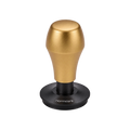 Normcore Spring-loaded Tamper V4 — Titanium PVD, Gold / 51mm / Flat Base, Titanium PVD, Gold / 51mm / Ripple Base, Titanium PVD, Gold / 53.3mm / Flat Base, Titanium PVD, Gold / 53.3mm / Ripple Base, Titanium PVD, Gold / 58.5mm / Flat Base, Titanium PVD, Gold / 58.5mm / Ripple Base, Titanium PVD, Gold / 45.5mm / Flat Base, Titanium PVD, Gold / 45.5mm / Ripple Base; consistent elevated view, square transparent image