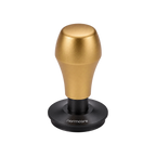 Normcore Spring-loaded Tamper V4 — Titanium PVD, Gold / 51mm / Flat Base, Titanium PVD, Gold / 51mm / Ripple Base, Titanium PVD, Gold / 53.3mm / Flat Base, Titanium PVD, Gold / 53.3mm / Ripple Base, Titanium PVD, Gold / 58.5mm / Flat Base, Titanium PVD, Gold / 58.5mm / Ripple Base, Titanium PVD, Gold / 45.5mm / Flat Base, Titanium PVD, Gold / 45.5mm / Ripple Base; consistent elevated view, square transparent image
