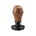 Normcore Spring-loaded Tamper V4 — Titanium PVD, Walnut / 51mm / Flat Base, Titanium PVD, Walnut / 51mm / Ripple Base, Titanium PVD, Walnut / 53.3mm / Flat Base, Titanium PVD, Walnut / 53.3mm / Ripple Base, Titanium PVD, Walnut / 58.5mm / Flat Base, Titanium PVD, Walnut / 58.5mm / Ripple Base, Titanium PVD, Walnut / 45.5mm / Flat Base, Titanium PVD, Walnut / 45.5mm / Ripple Base; consistent elevated view, square transparent image