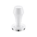 Normcore Spring-loaded Tamper V4 Teflon White — ; consistent elevated view, square transparent image