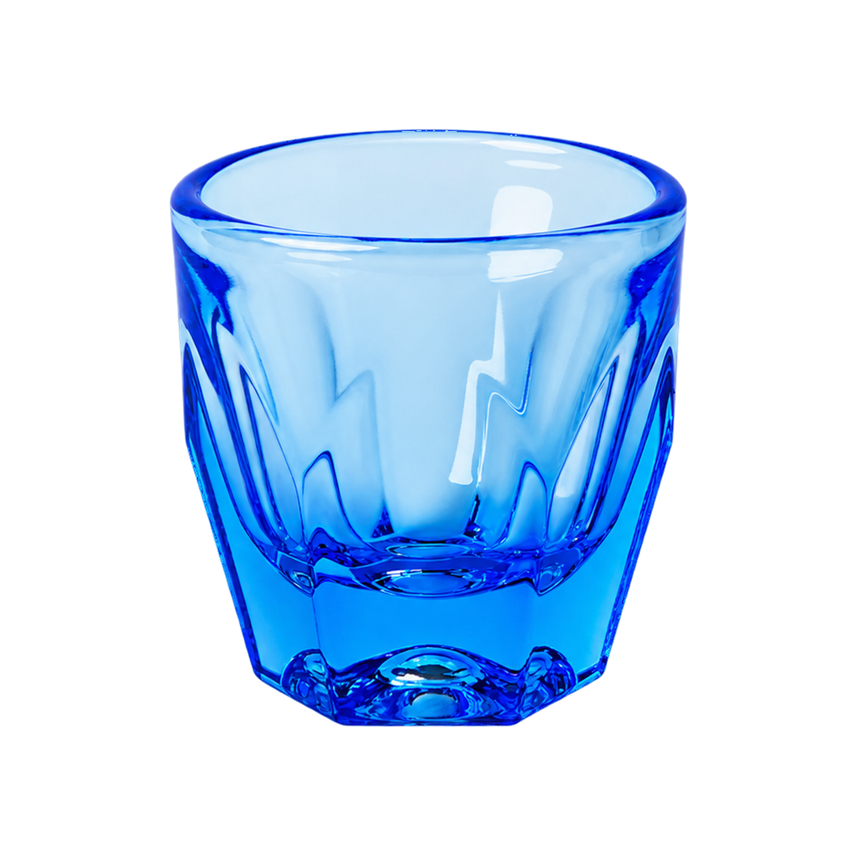 NotNeutral Vero Cortado Glass - Set of 2 pcs — Ocean Blue; consistent elevated view, square transparent image