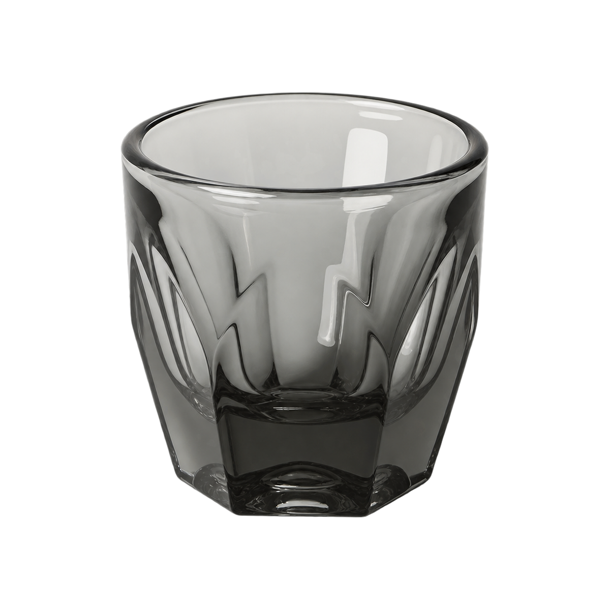 NotNeutral Vero Cortado Glass - Set of 2 pcs — Smoke; consistent elevated view, square transparent image