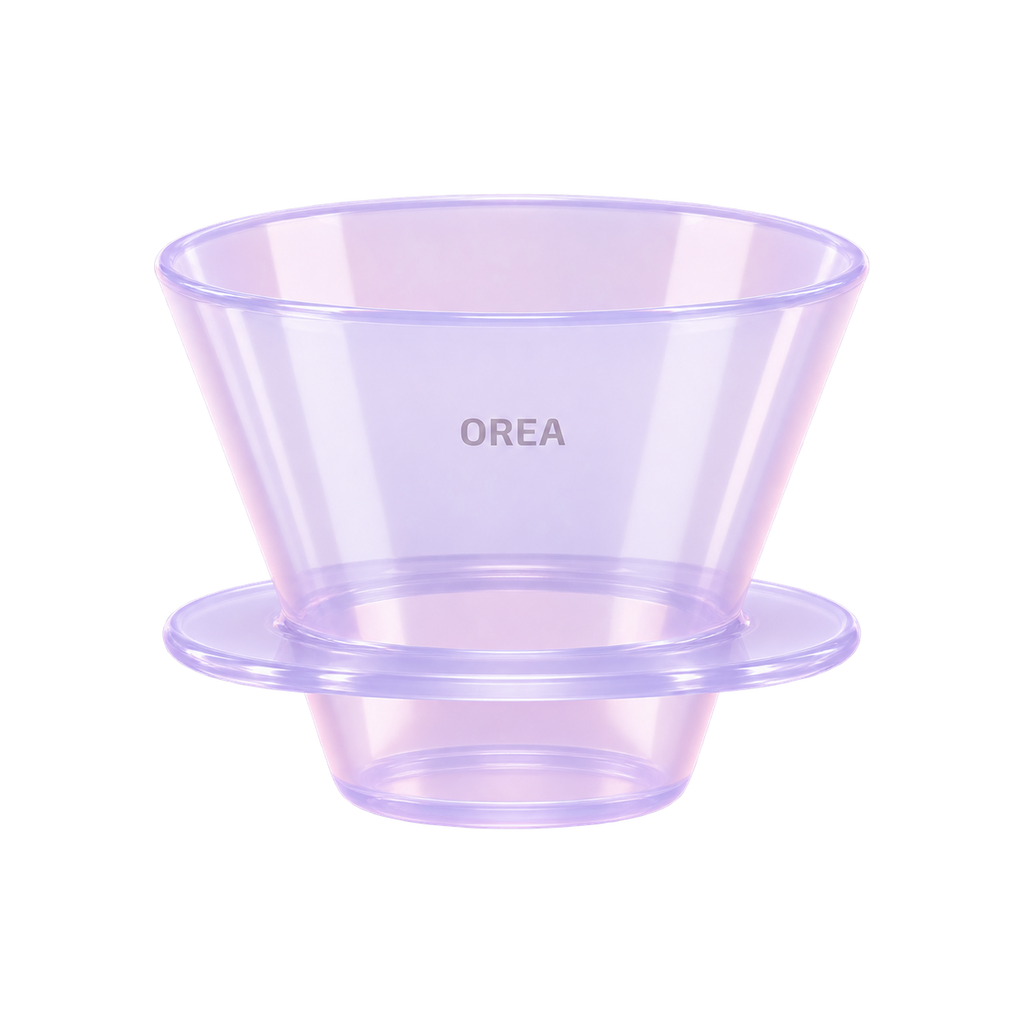 Orea O1 Brewer — Standard / Creamy Purple; consistent elevated view, square transparent image