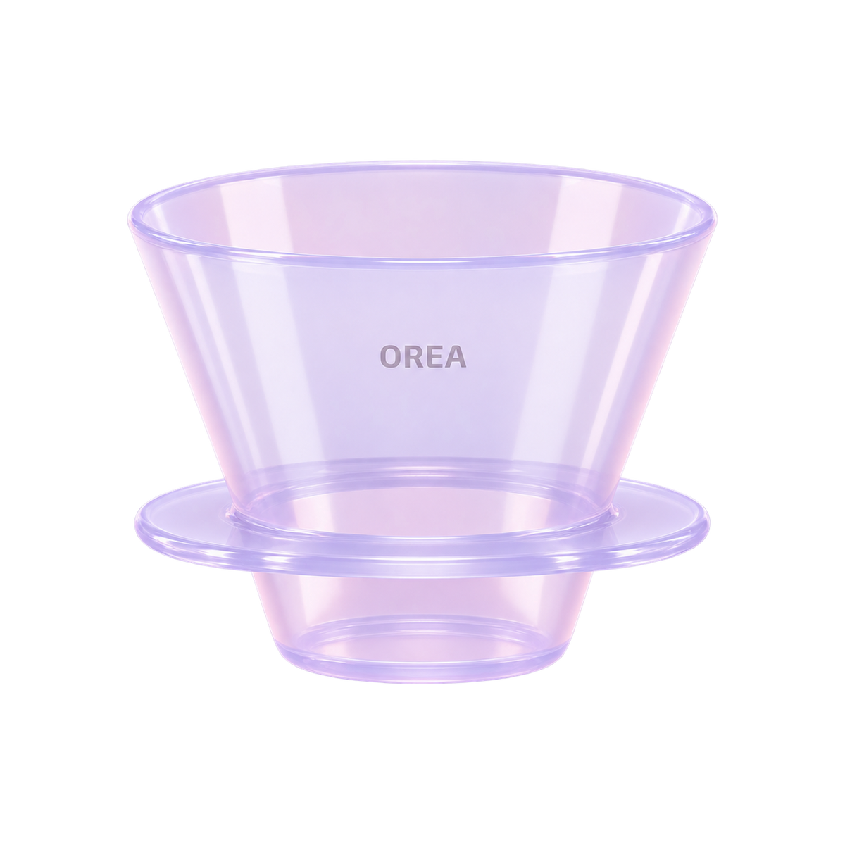 Orea O1 Brewer — Standard / Creamy Purple; consistent elevated view, square transparent image