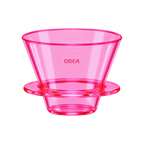 Orea O1 Brewer — Standard / Neon Pink; consistent elevated view, square transparent image