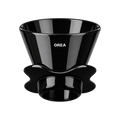 Orea O2 Brewer — Darth Black; consistent elevated view, square transparent image