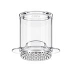 Orea Z1 Zero Bypass Brewer — Z1 (Without Filter), Z1 + 50 Sibarist Filter, Z1 + 300 Sibarist Filter; consistent elevated view, square transparent image