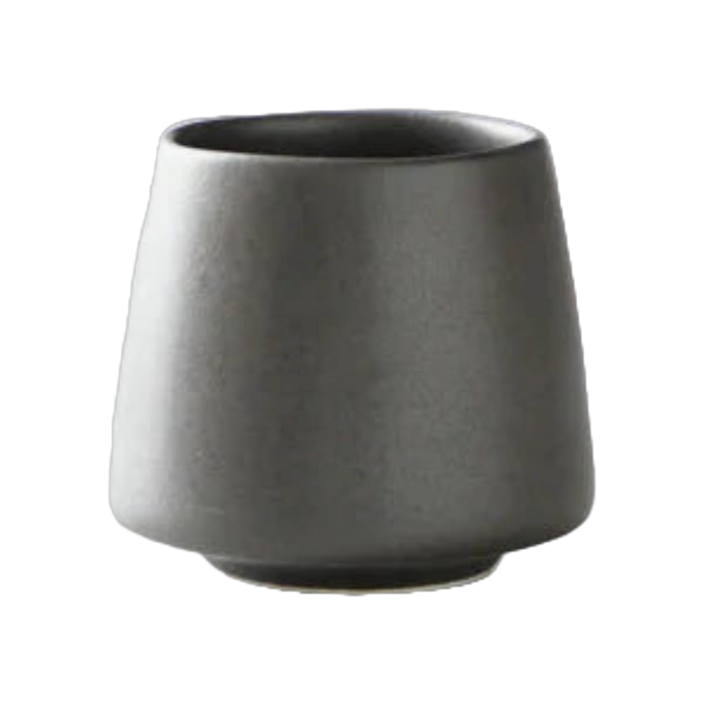 Origami Aroma Flavor Cup — Black; consistent elevated view, square transparent image