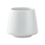 Origami Aroma Flavor Cup — White; consistent elevated view, square transparent image