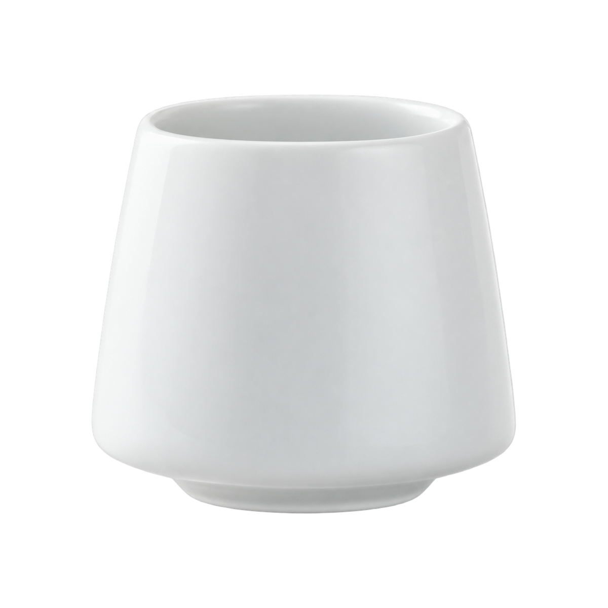 Origami Aroma Flavor Cup — White; consistent elevated view, square transparent image