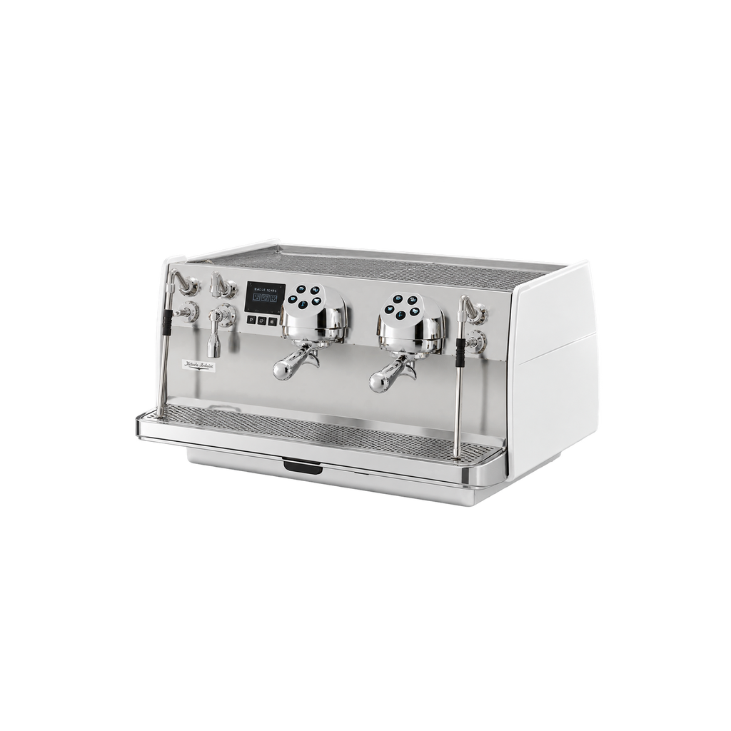 Victoria Arduino Eagle Tempo digital espresso machine — 2 Group / White; consistent elevated view, square transparent image