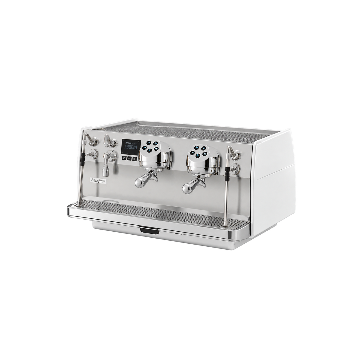 Victoria Arduino Eagle Tempo digital espresso machine — 2 Group / White; consistent elevated view, square transparent image