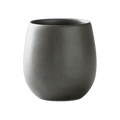 Origami Barrel Flavor Cup — Black; consistent elevated view, square transparent image