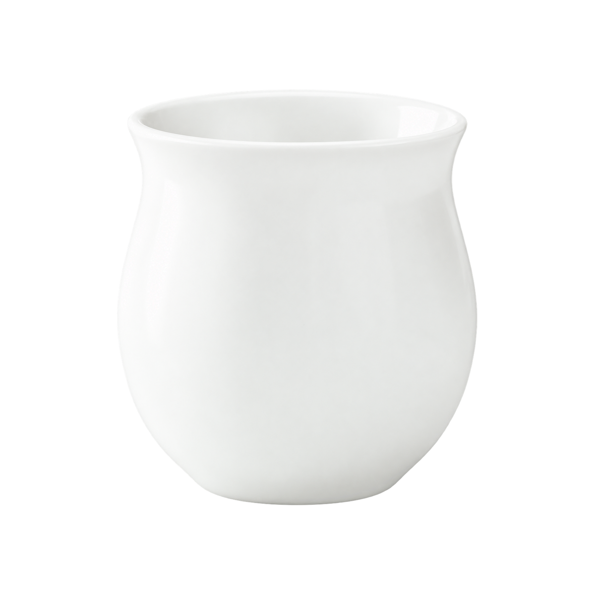 Origami Pinot Flavor Cup — White; consistent elevated view, square transparent image