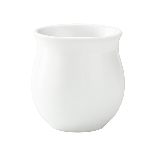 Origami Pinot Flavor Cup — White; consistent elevated view, square transparent image