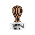 Pesado Tamper w/ Depth Adjuster 58.5mm — Raya; consistent elevated view, square transparent image