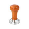 Precise Beech Wooden Handle Tamper, 58mm — Standard; consistent elevated view, square transparent image