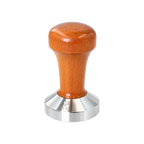 Precise Beech Wooden Handle Tamper, 58mm — Standard; consistent elevated view, square transparent image