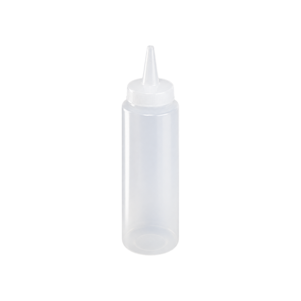Precise Squeeze Bottle, 12oz — Standard; consistent elevated view, square transparent image