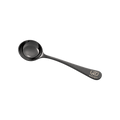 Barista Space Cupping Spoon — Black; consistent elevated view, square transparent image
