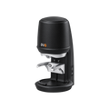PuqPress - PRO Precision Automatic Tamper - Matt White, 58.3mm, UK Plug — Black; consistent elevated view, square transparent image
