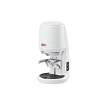 PuqPress - PRO Precision Automatic Tamper - Matt White, 58.3mm, UK Plug — White; consistent elevated view, square transparent image