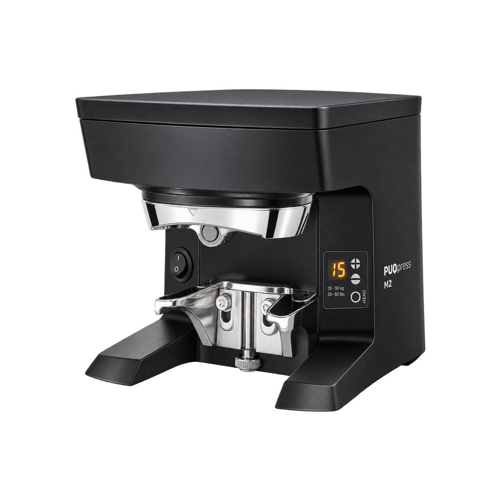 PUQpress M2 Electronic Coffee Tamper — Default Title; consistent elevated view, square transparent image