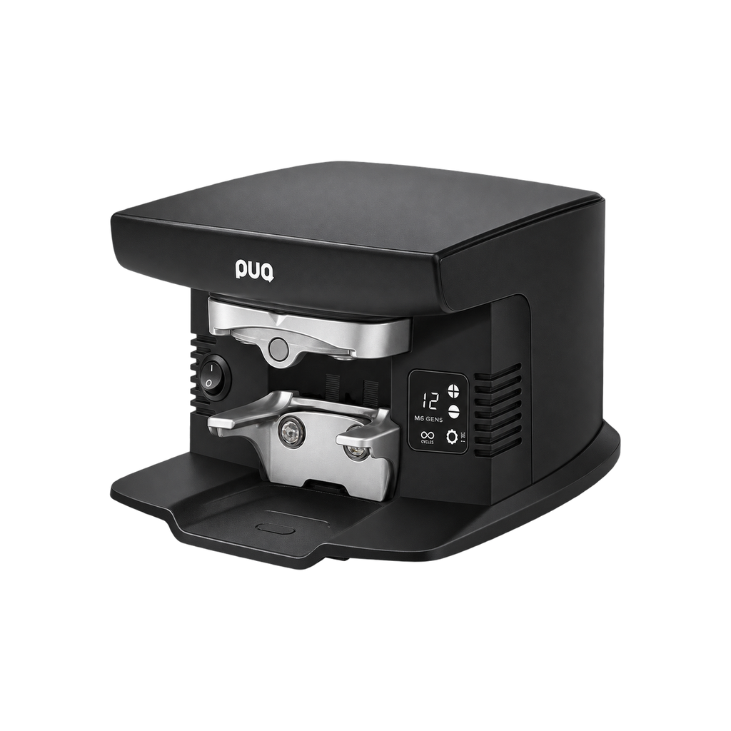 PuqPress M6 GEN5 — Black; consistent elevated view, square transparent image
