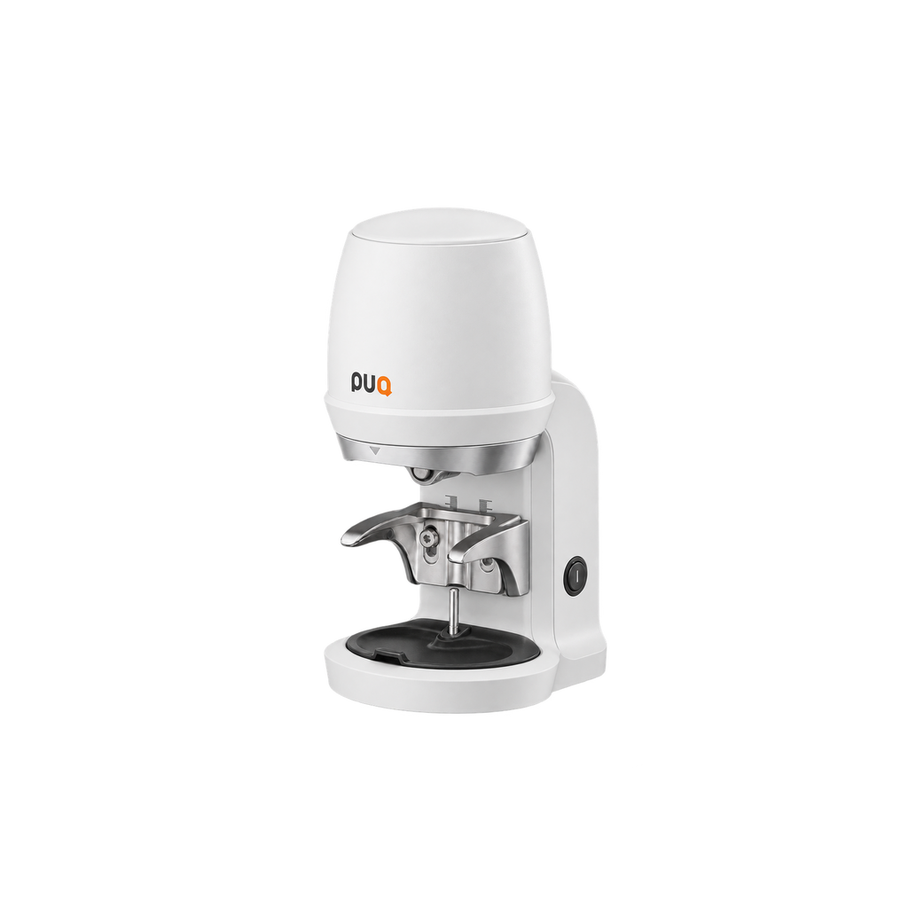PuqPress Q GEN6 — White; consistent elevated view, square transparent image