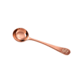 Barista Space Cupping Spoon — Rose Golden; consistent elevated view, square transparent image