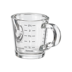 Rhino Coffee Gear 2.4oz Shot Glass with Handle — Standard; consistent elevated view, square transparent image