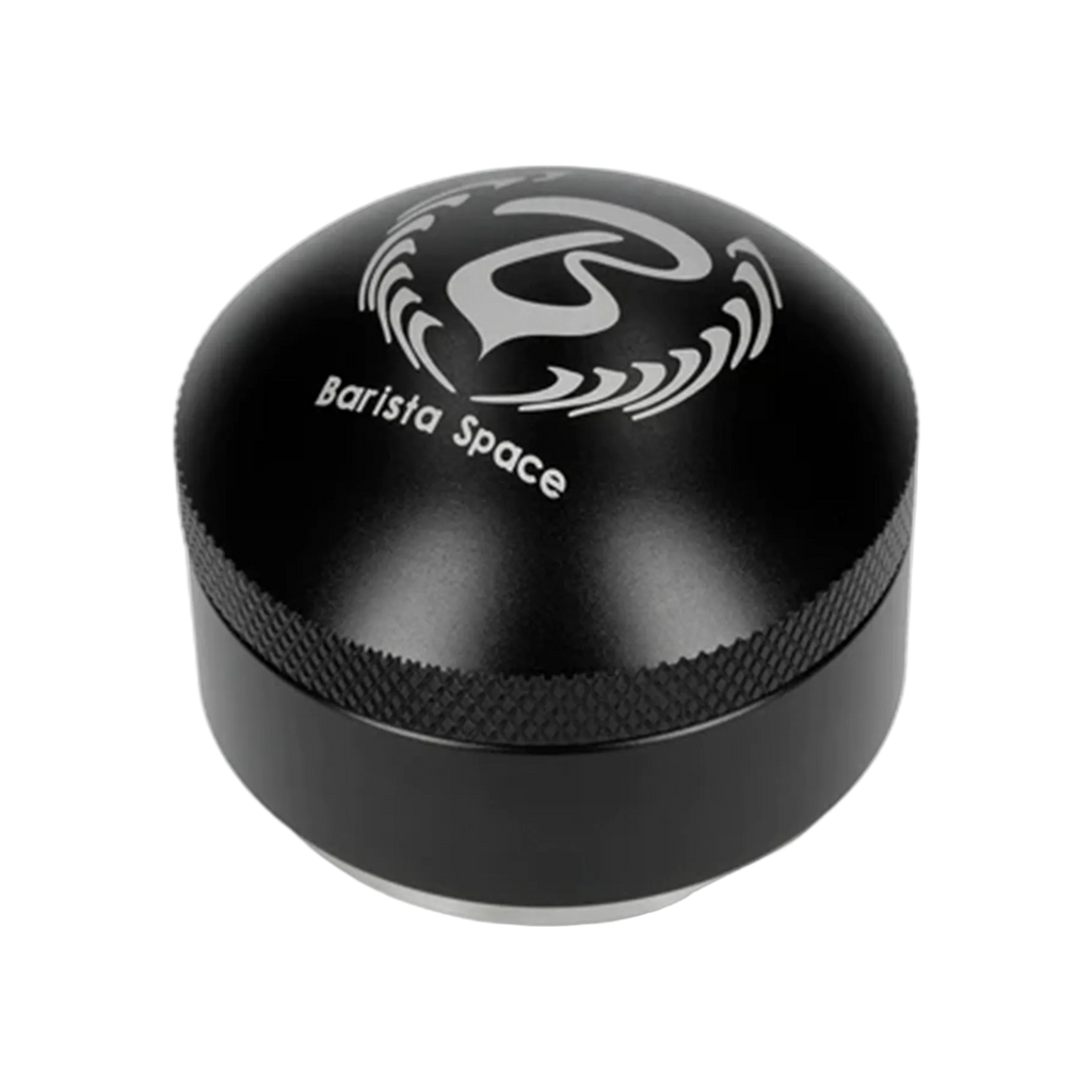 Barista Space Distribution Tool 58mm — Black; consistent elevated view, square transparent image