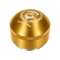Barista Space Distribution Tool 58mm — Golden; consistent elevated view, square transparent image