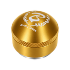 Barista Space Distribution Tool 58mm — Golden; consistent elevated view, square transparent image