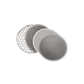 Sibarist Profilers for 45mm Flatbed Drippers — 4 Profilers, 5 Profilers; consistent elevated view, square transparent image