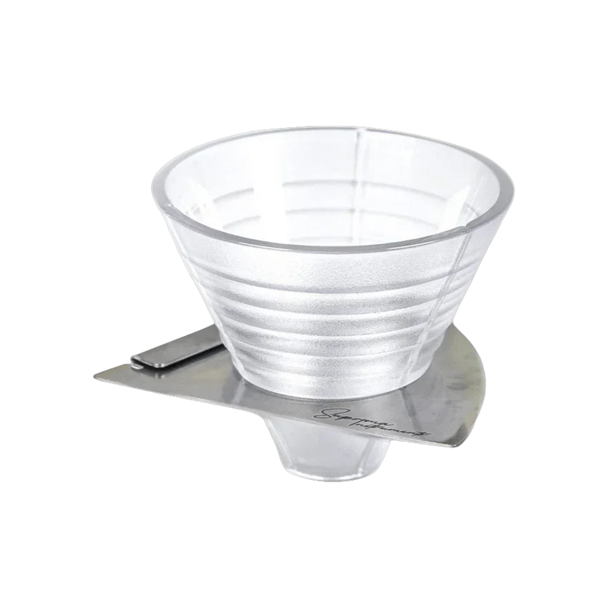 Suprima Instruments - SD1R Dripper with Ruler — Clear; consistent elevated view, square transparent image