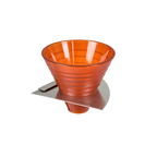Suprima Instruments - SD1R Dripper with Ruler — Amber; consistent elevated view, square transparent image