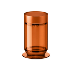 Tricolate Coffee Brewer — Amber; consistent elevated view, square transparent image