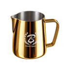Barista Space Pitcher 350ml — Golden; consistent elevated angle, square transparent image