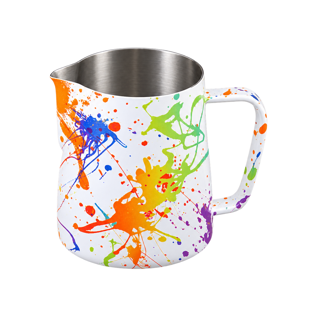 Barista Space Pitcher 350ml — Splash; consistent elevated angle, square transparent image